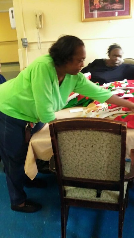 Holiday care packages prepared through the Encouragement Program